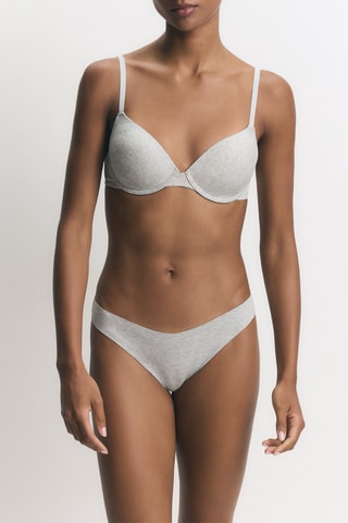 Soutien-gorge - Gris clair chiné