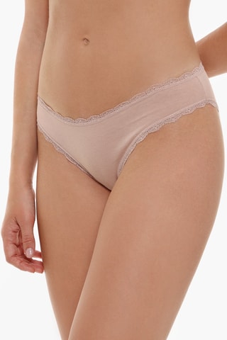 3 culottes - Beige et blanc