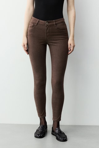 Jean skinny - Marron