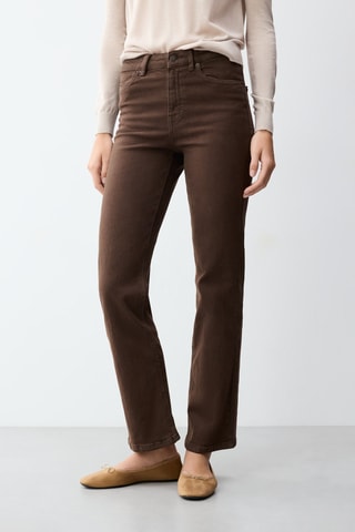 Jean straight - Marron