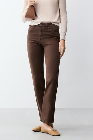 Jean straight - Marron