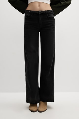 Jean wide legs - Anthracite