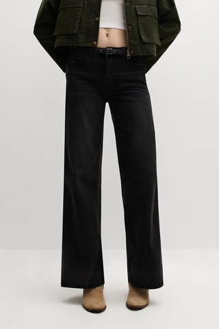 Jean wide legs - Anthracite