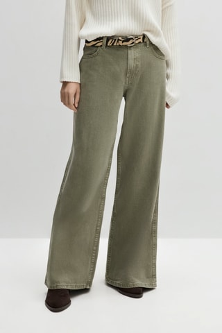 Jeans wide legs - Kaki