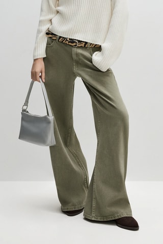 Jeans wide legs - Kaki