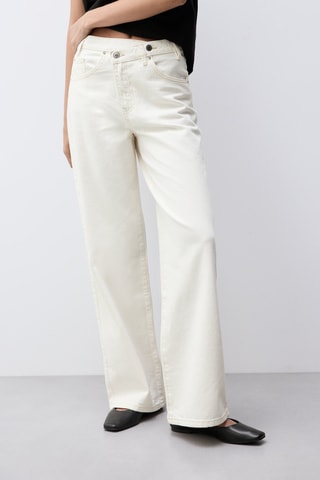Jean wide legs - Ecru