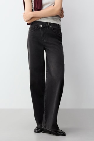Jean wide legs - Noir