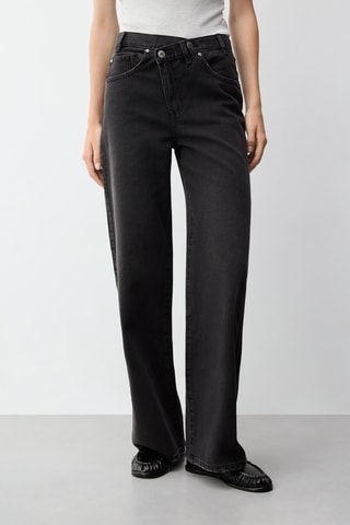 Jean wide legs - Noir