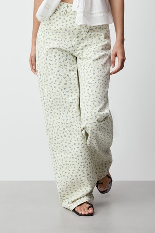 Pantalon wide legs - Ecru