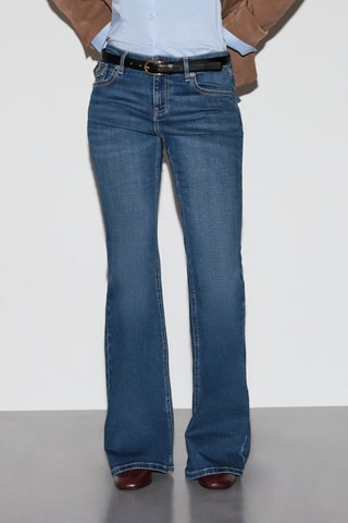 Pantalon bootcut - Bleu indigo
