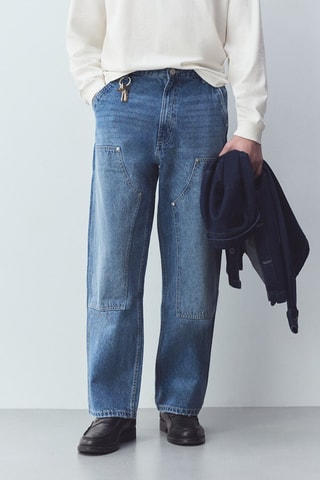Jean loose - Bleu marine