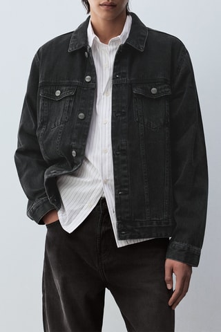 Veste en jean - Gris