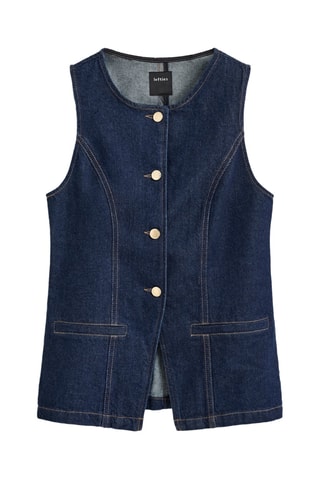 Gilet in jeans - Navy