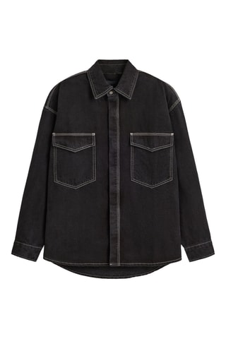 Surchemise en jean - Noir