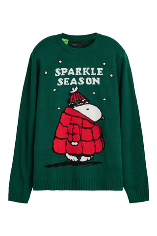 Pull Snoopy et Les Peanuts - Vert clair