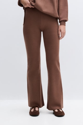 Pantaloni flare - Marrone