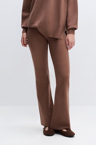 Pantaloni flare - Marrone
