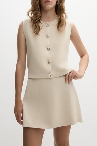 Gilet sans manches - Beige