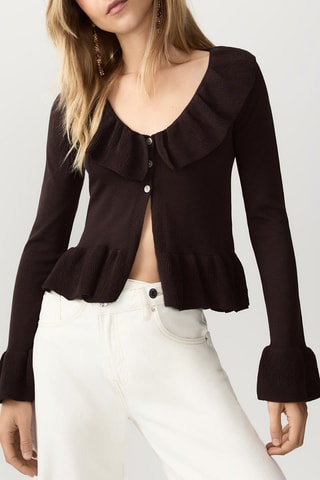 Cardigan - Marrone scuro