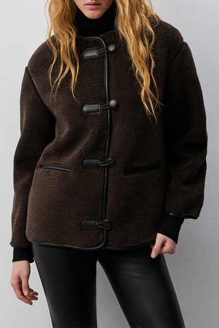Veste réversible - Marron foncé