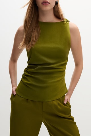 Top - Vert olive