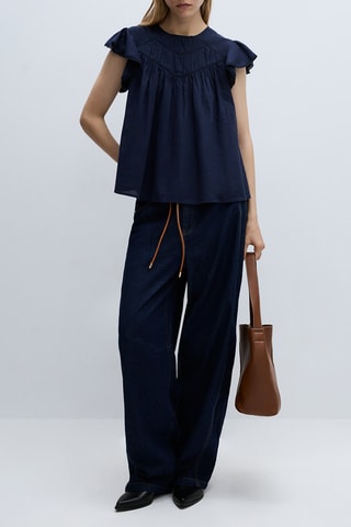 Top - Bleu marine