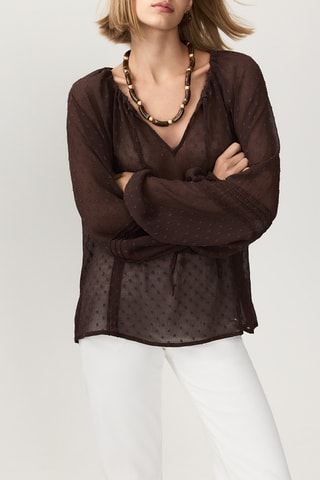 Blouse - Marron