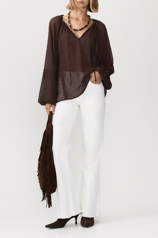 Blouse - Marron
