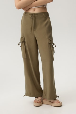 Pantalon cargo - Kaki