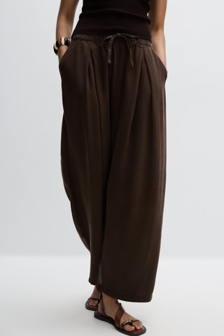 Pantalon balloon - Marron