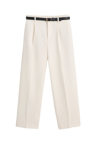 Pantalon carotte - Blanc