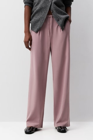 Pantaloni straight - Rosa
