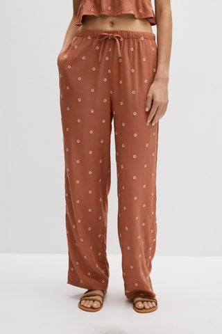 Pantalon - Rouge brique
