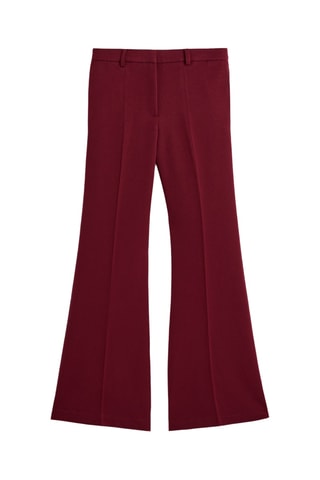 Pantaloni flare - Bordeaux