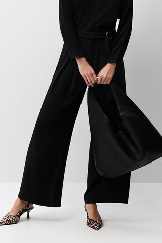 Pantalon large - Noir