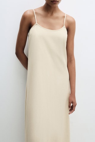 Robe midi - Ecru