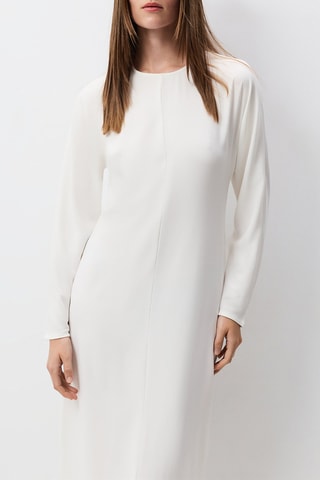 Robe midi - Blanc