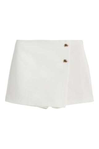 Gonna shorts - Bianco