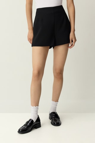 Short taille haute - Noir