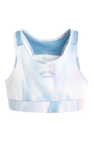 Canotta tie and dye - Celeste e viola