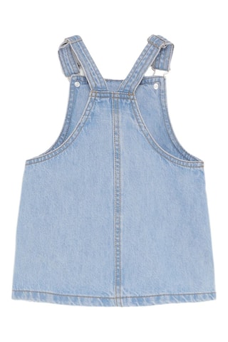 Abito salopette in jeans - Celeste