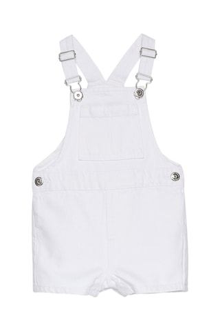 Salopette in jeans - Bianco