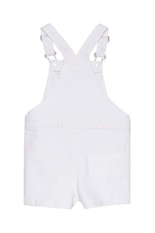 Salopette in jeans - Bianco