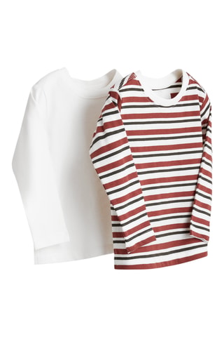 2 t-shirt - Bianco e rosso