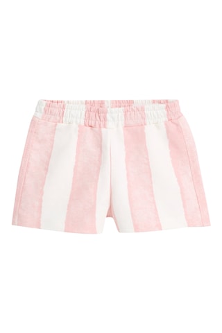 Bermuda - Bianco e rosa cipria