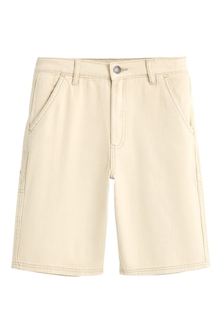 Bermuda in jeans - Ecrù