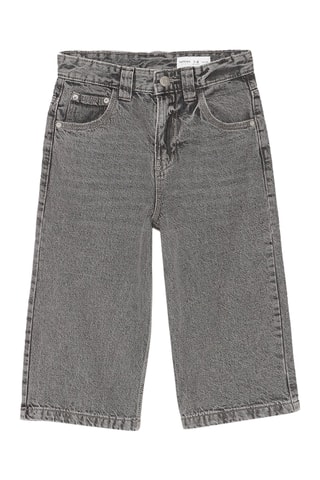 Bermuda in jeans - Grigio scuro