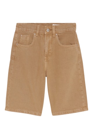 Bermuda in jeans - Cammello