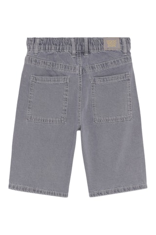 Bermuda in jeans - Grigio scuro
