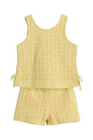 Canotta e shorts - Giallo